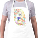 printfashion Tavaszi nyuszi - Kötény - Fehér (14494561)