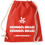 printfashion JINGLE BELLS - Sportzsák, Tornazsák - Piros (10740115)