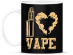 printfashion I love vape - Bögre - Fekete (11963127)