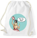 printfashion Kész, vége, megvan! - Sportzsák, Tornazsák - Fehér (6340343)