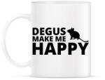 printfashion Degus make me happy - Bögre - Fehér (13430084)