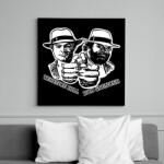 printfashion Bud Spencer és Ternce Hill - Vászonkép - Fekete (7136732)