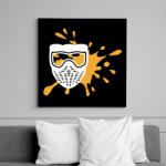 printfashion Paintball - Vászonkép - Fekete (6653020)
