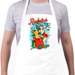 printfashion Rudolf a rosszcsont - Kötény - Fehér (4900400)