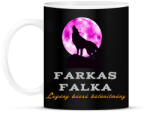printfashion farkas falka legénybúcsú különítmény - Bögre - Fekete (2038759)