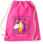 printfashion Unikornisok ideje - Sportzsák, Tornazsák - Fukszia (1864183)