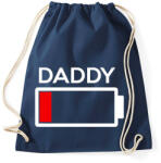 printfashion DADDY2. png - Sportzsák, Tornazsák - Sötétkék (284982)