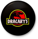 printfashion Dracarys - Kitűző, hűtőmágnes - Fekete (3097353)