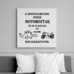 printfashion nem kockáztatok - Vászonkép - Fehér (6633256)