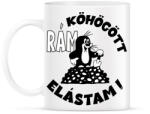 printfashion Kisvakond - rám köhögött elástam - Bögre - Fehér (4743601)