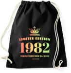 printfashion 1982 - Sportzsák, Tornazsák - Fekete (4465592)