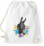 printfashion Szamár - Sportzsák, Tornazsák - Fehér (13876175)