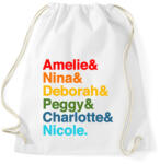 printfashion Techno Queens - Sportzsák, Tornazsák - Fehér (2611504)