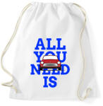 printfashion All you need is Mini - Sportzsák, Tornazsák - Fehér (9956592)