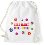 printfashion Stay trippy litlle hippie - Sportzsák, Tornazsák - Fehér (7107870)