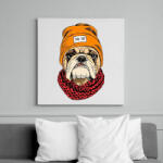 printfashion Cool Dog - Vászonkép - Fehér (6637354)