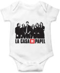 printfashion La casa de papel - nagy pénzrablás art - Baba Body - Fehér (4894214)