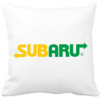 printfashion Subway Subaru - Párnahuzat, Díszpárnahuzat - Fehér (2112342)