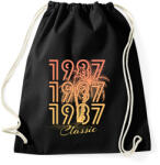 printfashion 1987 - Sportzsák, Tornazsák - Fekete (12233830)