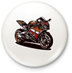 printfashion cbr firebladereps - Kitűző, hűtőmágnes - Fehér (3090176)