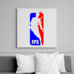 printfashion FPS-NBA - Vászonkép - Fehér (6637105)