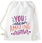printfashion Csodálatos anya vagy! - Sportzsák, Tornazsák - Fehér (2514878)