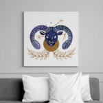 printfashion Kos - Vászonkép - Fehér (6640590)