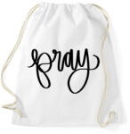 printfashion Pray - Sportzsák, Tornazsák - Fehér (383997)