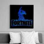 printfashion Fortnite logó - Vászonkép - Fekete (14643670)