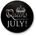 printfashion Július - Kitűző, hűtőmágnes - Fekete (3092165)