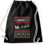 printfashion karácsonyi - Sportzsák, Tornazsák - Fekete (14981335)