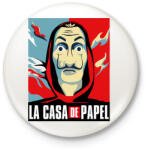 printfashion La Casa de papel - színes - Kitűző, hűtőmágnes - Fehér (4680867)