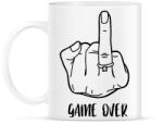 printfashion Game OVER - vicces lánybúcsú / legénybúcsú póló felirat - Bögre - Fehér (13175660)