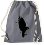 printfashion Black Bird - Sportzsák, Tornazsák - Grafitszürke (375265)