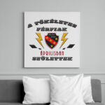 printfashion Tökéletes férfi március - Vászonkép - Fehér (6632439)