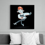 printfashion Táncos - Vászonkép - Fekete (6645031)