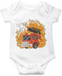 printfashion Tűzoltóautó - Baba Body - Fehér (11754550)