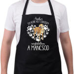 printfashion Megtaláltam a mancsod - Agár - Kötény - Fekete (5456794)