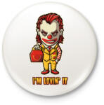 printfashion Szeretem - Kitűző, hűtőmágnes - Fehér (3083965)