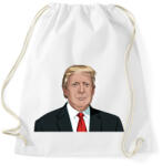 printfashion Donald Trump - Sportzsák, Tornazsák - Fehér (1720360)