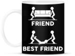printfashion Friend - Best friend (white) - Bögre - Fekete (13494612)