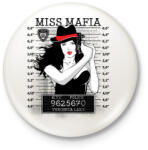 printfashion Maffialány - Kitűző, hűtőmágnes - Fehér (3074477)