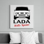 printfashion Lada rally - Vászonkép - Fehér (7037630)