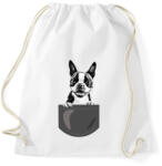 printfashion Boston Terrier - zseb - Sportzsák, Tornazsák - Fehér (7098336)