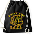 printfashion I'd smoke that - Sportzsák, Tornazsák - Fekete (12900879)