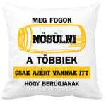 printfashion Meg fogok nősülni - Sörösdoboz - Fehér - Párnahuzat, Díszpárnahuzat - Fehér (6865717)