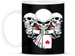 printfashion Poker Skulls - Bögre - Fekete (2392508)