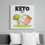 printfashion KETOGURU - Vászonkép - Fehér (10766739)