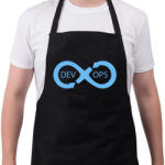 printfashion Dev Ops - Kötény - Fekete (4936749)
