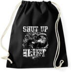 printfashion Shut up and lift - Sportzsák, Tornazsák - Fekete (1065153)